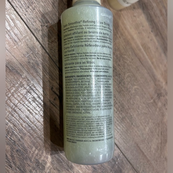 Mary Kay Satin Hands WHITE TEA & CITRUS Shea Scrub 7.75 oz and softener … - Picture 3 of 5